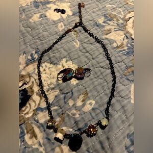 Sabika necklace and earrings set